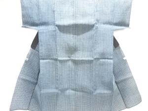 アンティーク　本麻　格子織り出し琉装(材料)